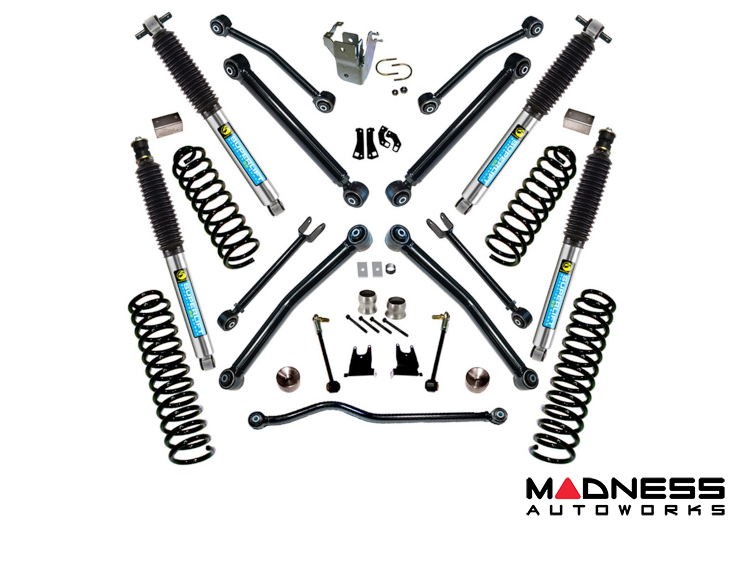 Jeep Wrangler JK Lift Kit - Superlift - 4in, Reflex Control Arms, Bilstein Shocks - `07-`18